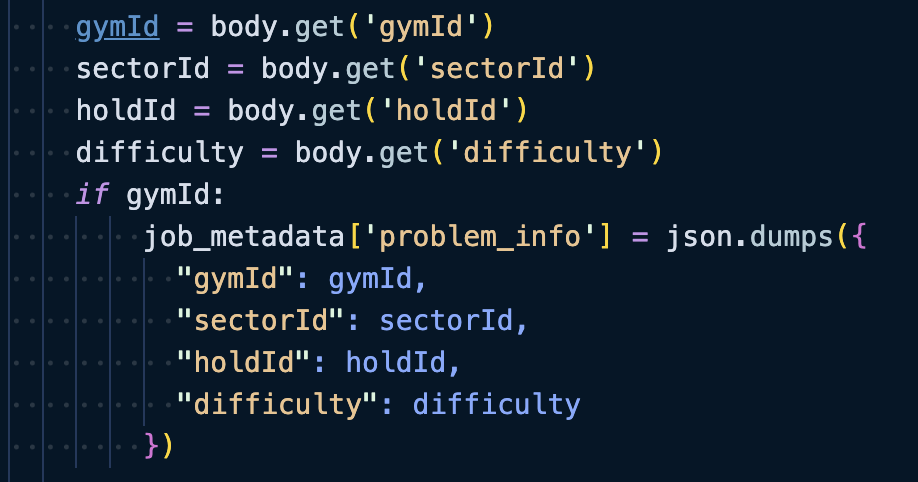 (좌) 발신자 기존 코드 (우) 발신자 변경 코드