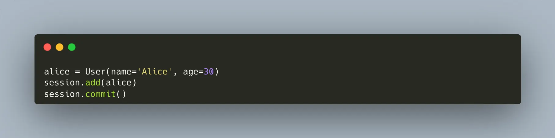 코드에서 데이터베이스 조작